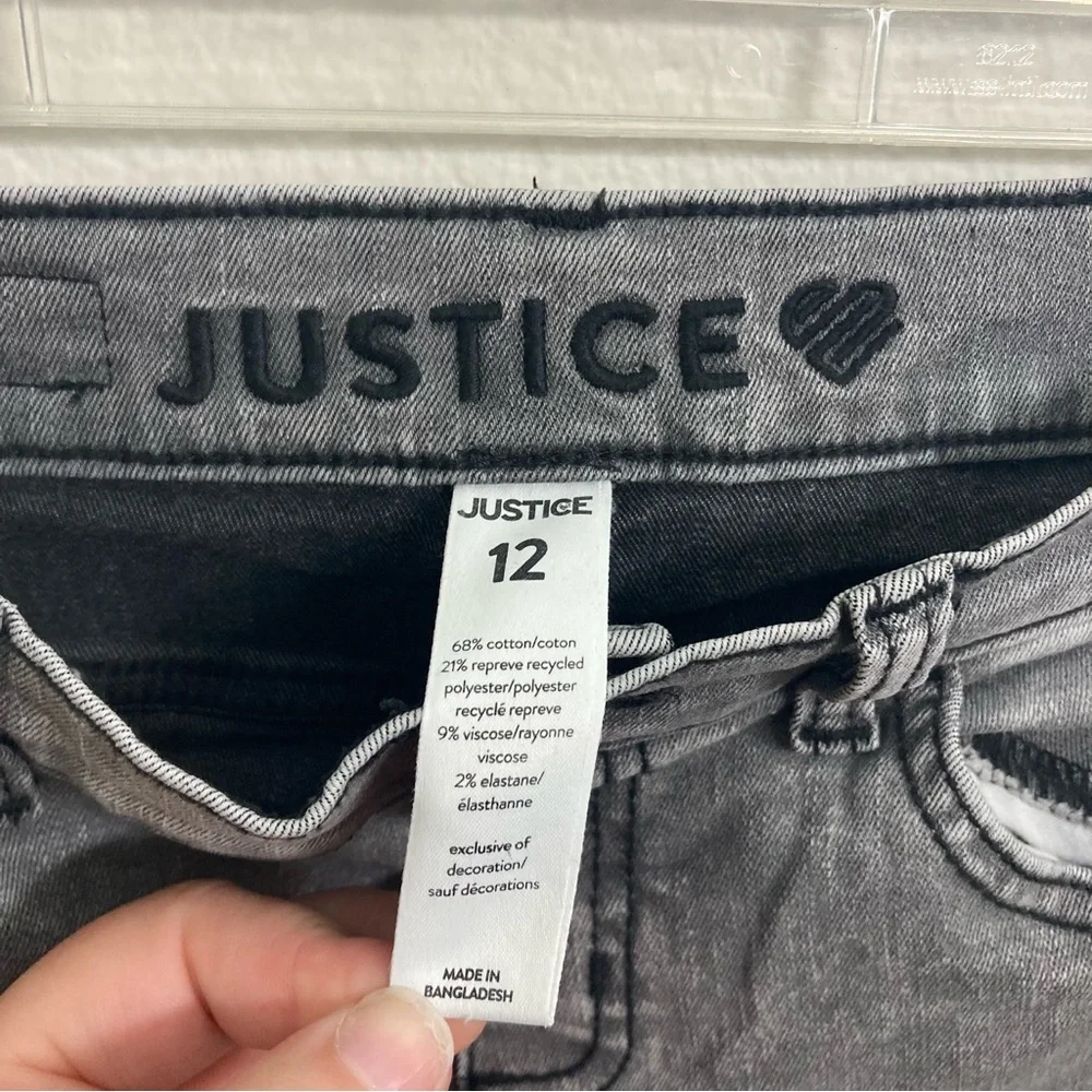 Justice Jeans - Gray - Size Girls 12